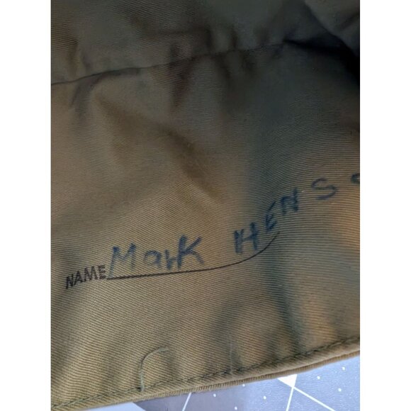 Boy Scout Of America Garrison Hat Cap 60s/70s Size medium green signed vtg - Picture 5 of 7